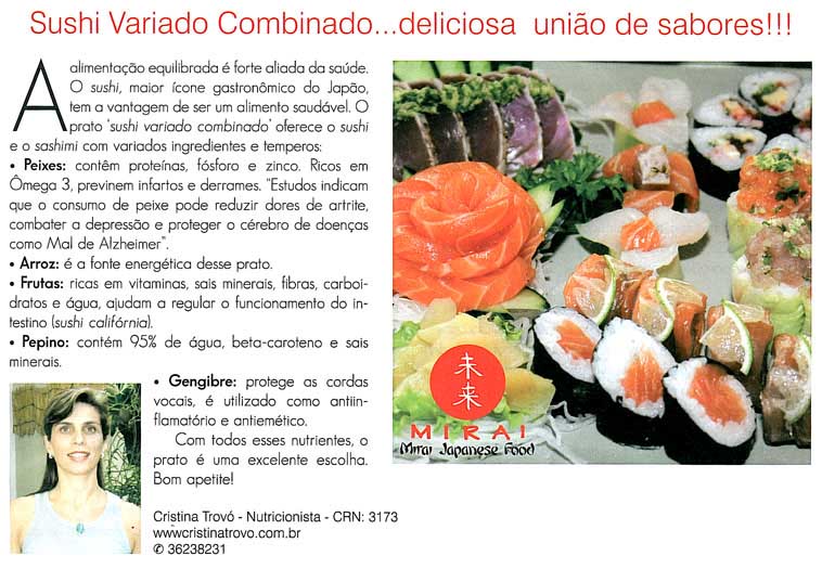 Sushi Variado Combinado