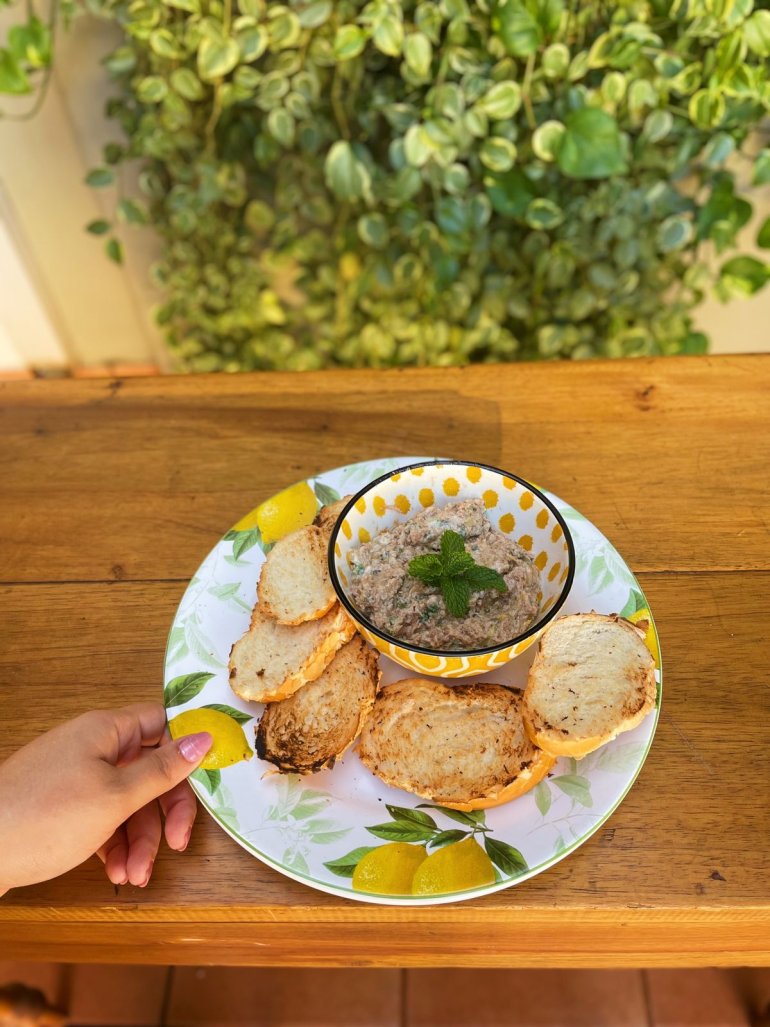 Patê de atum com limão siciliano