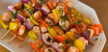 Espetinho de Frutos do Mar